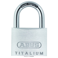 Padlock, housing width 40mm TITALIUM